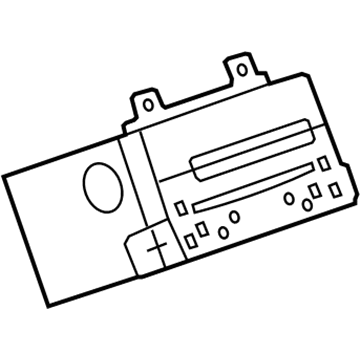 Chevy 22923804 Radio