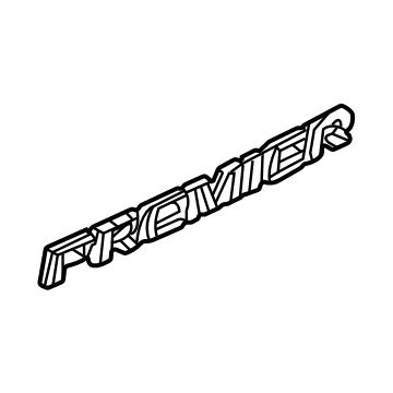 GM 84267906 Nameplate