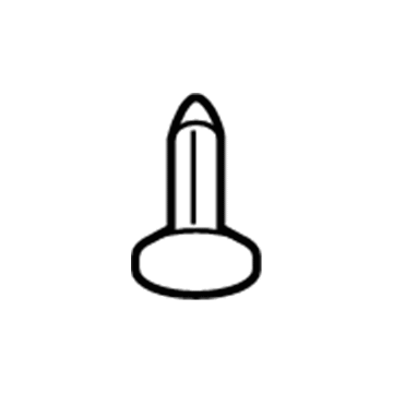 GM 15127030 Headliner Retainer, Gray