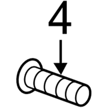 Hummer Wheel Hub Bolt - 9599302