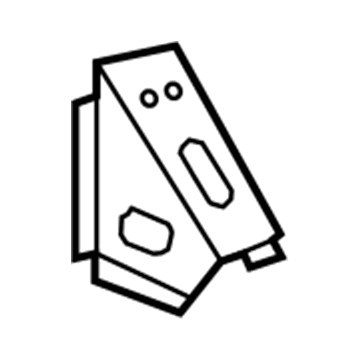 GM 23352180 Reinforcement, Rear Passenger Side