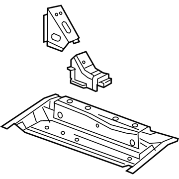 GM 23352178 Rear Crossmember GM 23352178 Rear Crossmember