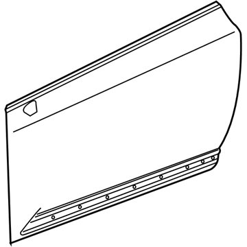 GM 23438098 Outer Panel, Front Driver Side