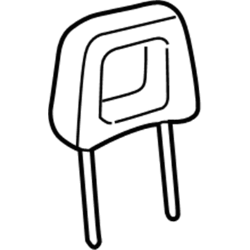 Pontiac 88897361 Headrest