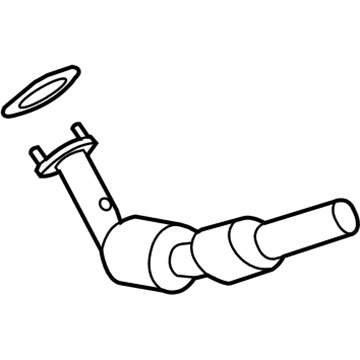 2010 Chevy Camaro Catalytic Converter - 19418945