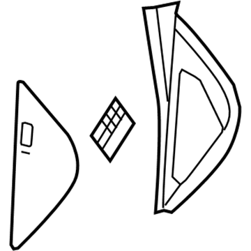 Chevy Dash Panel Vent Portion Covers - 22792044