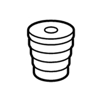 GM 20982217 Bumper, Blue