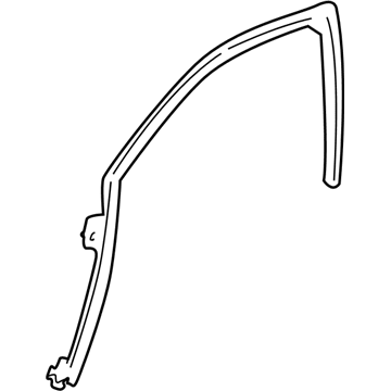 GM 25770706 Glass Weatherstrip, Front Driver Side GM 25770706 Glass Weatherstrip, Front Driver Side
