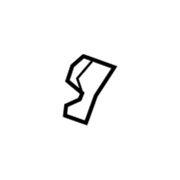 GM 23197748 Closing Plate Gusset, Driver Side GM 23197748 Closing Plate Gusset, Driver Side