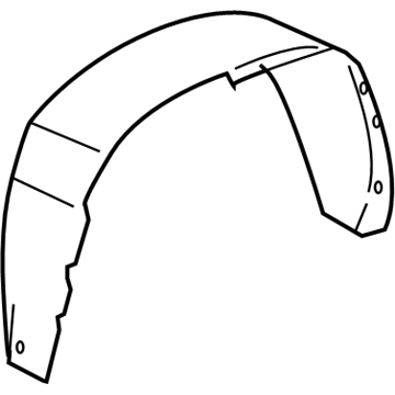 2005 GMC Envoy XUV Fender Splash Shield - 15112729