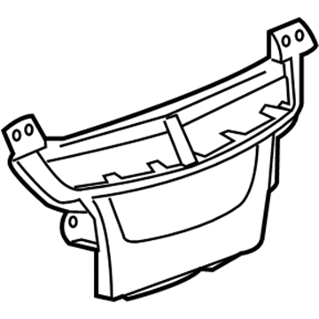 GM 23380417 Trim Panel, Black GM 23380417 Trim Panel, Black