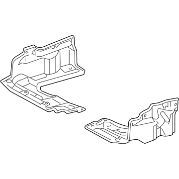 Pontiac Vibe Fender Splash Shield - 19183881