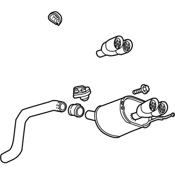 2014 Chevy Corvette Muffler - 84678995