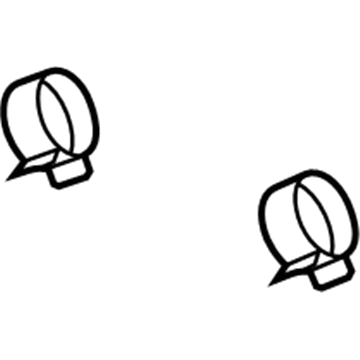 Chevy Muffler Hanger Straps - 15103184