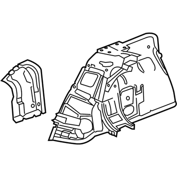 Chevy 22952238 Inner Wheelhouse