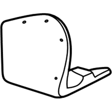 GM 12455607 Filler, Front Inner Driver Side GM 12455607 Filler, Front Inner Driver Side