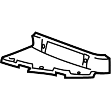 GM 10333647 Filler, Driver Side GM 10333647 Filler, Driver Side