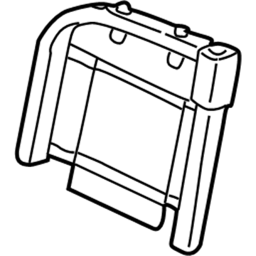 Cadillac 12456724 Seat Back Frame