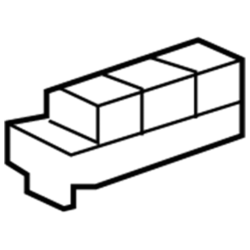 Chevy Avalanche Power Window Switch - 20835553