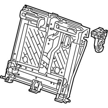 GM 13312090 Seat Back Frame, Rear