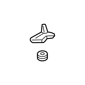 GM 84250351 Radiator Upper Bracket, Driver Side