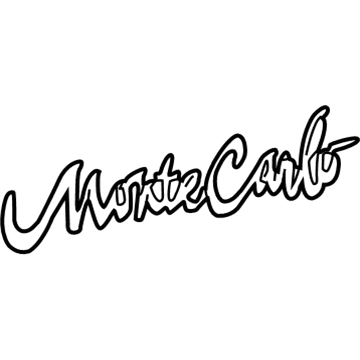 2004 Chevy Monte Carlo Emblem - 88980542