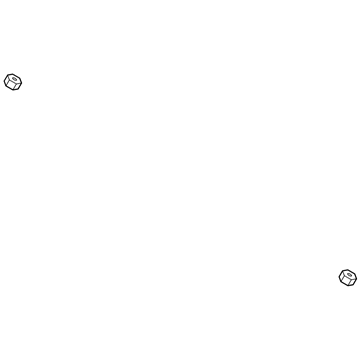 Pontiac 94515401 Outer Tie Rod Nut