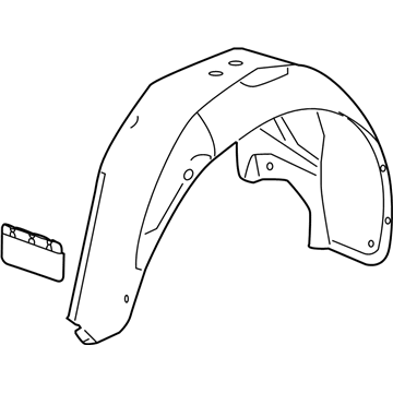 Buick 23145144 Wheelhouse Liner