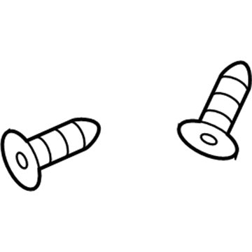 Buick 11570637 Wheelhouse Liner Screw