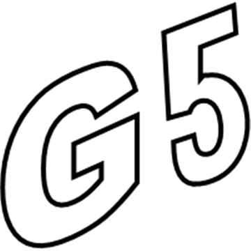 2007 Pontiac G5 Emblem - 15898501