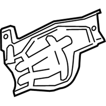 GM 20922015 Heat Shield, Front