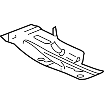GM 22980205 Underbody Shield, Driver Side GM 22980205 Underbody Shield, Driver Side