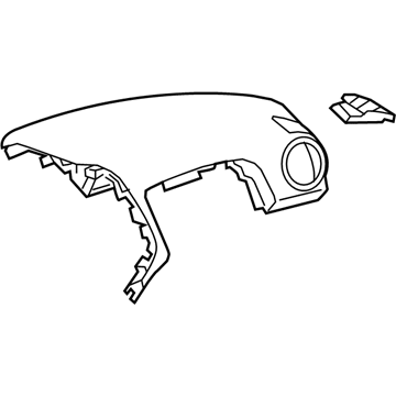 Chevy Dash Panel Vent Portion Covers - 95244308