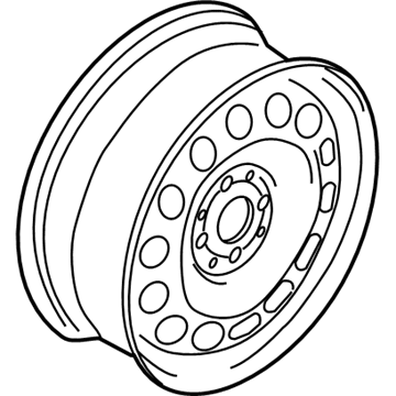 Chevy Aveo Spare Wheel - 96534957