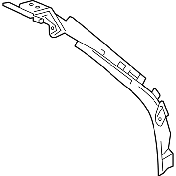 GM 25792781 Rear Pillar, Driver Side