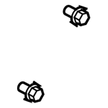 Chevy 11588650 Lock Pillar Trim Clip