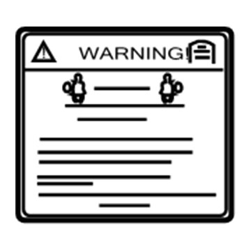 Pontiac 96548512 Info Label