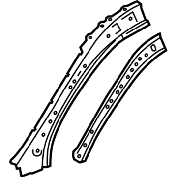 GM 23135920 Inner Windshield Pillar, Driver Side