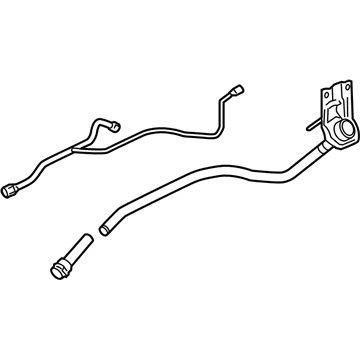 Hummer H3 Fuel Filler Hose - 93356462