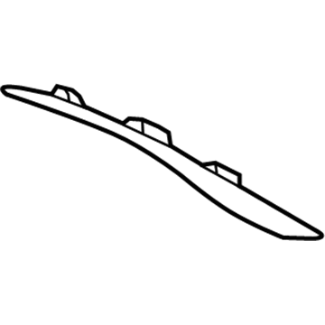 GM 13426141 Rail Cover, Top Passenger Side GM 13426141 Rail Cover, Top Passenger Side