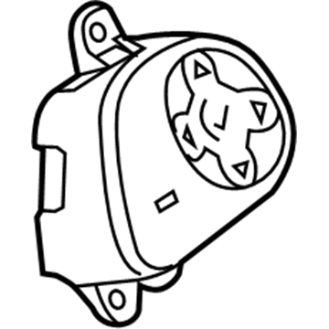 GM 84093281 Radio Switch, Black GM 84093281 Radio Switch, Black