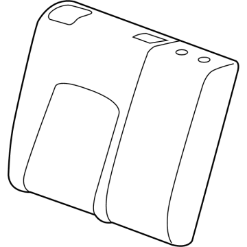 GM 42694739 Seat Back Cover, Black, Rear GM 42694739 Seat Back Cover, Black, Rear