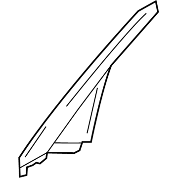 GM 19316822 Windshield Pillar Trim, Passenger Side