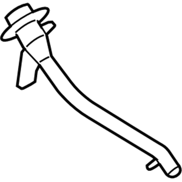 Saturn Fuel Filler Hose - 20838934