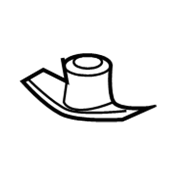 Saturn 25725191 Pull Strap Retainer