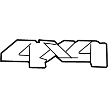 GM 25798301 Decal, Outer