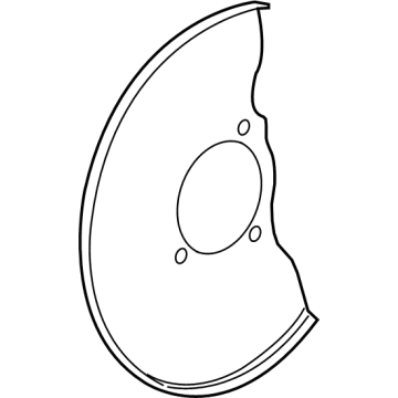 Chevy Colorado Brake Backing Plate - 84309157