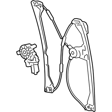 2013 Buick LaCrosse Window Regulator - 22810016