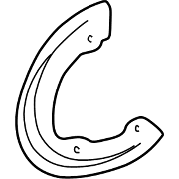 GMC C3500 Brake Backing Plate - 15959654