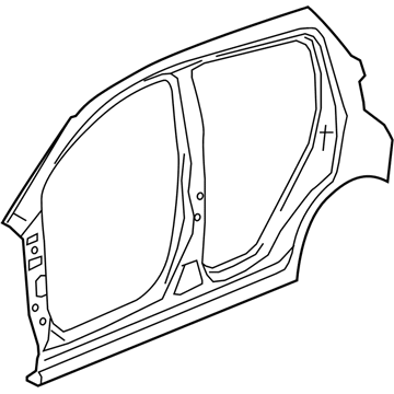 GM 42505069 Uniside Panel, Rear Driver Side